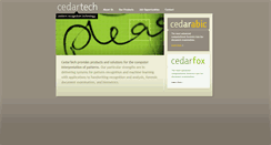 Desktop Screenshot of cedartech.com