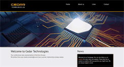 Desktop Screenshot of cedartech.co.uk