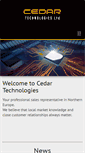 Mobile Screenshot of cedartech.co.uk